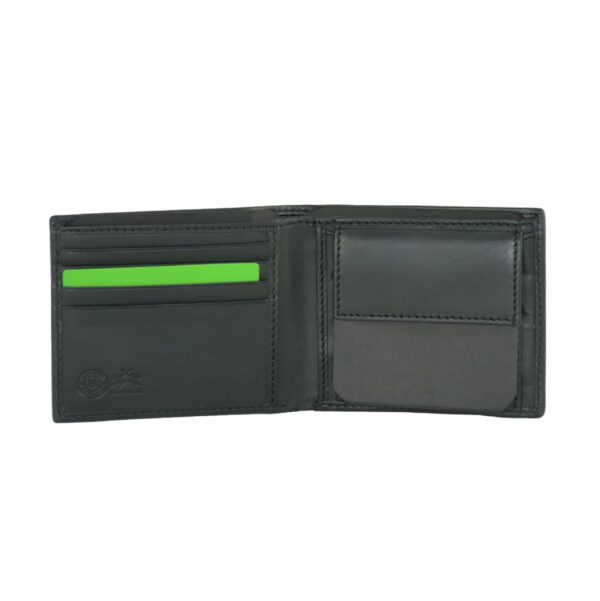 La Martina Black Leather Di Calfskin Wallet