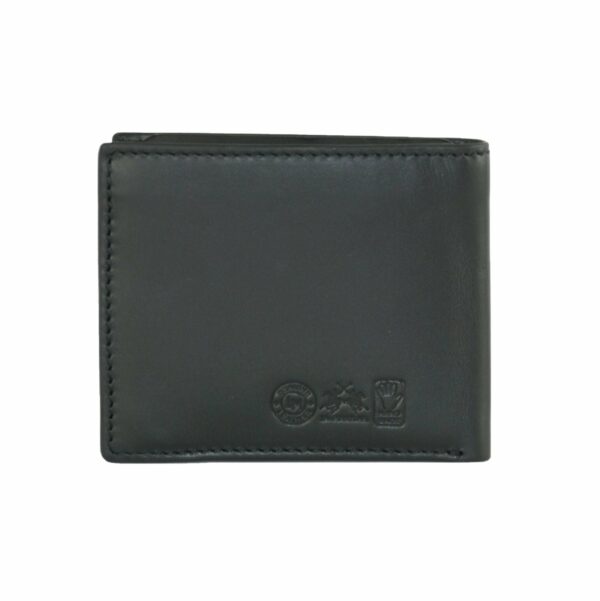La Martina Black Leather Di Calfskin Wallet