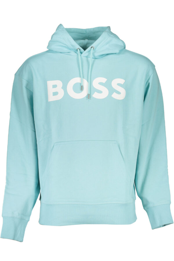 Hugo Boss Felpa Senza Zip Uomo Azzurro