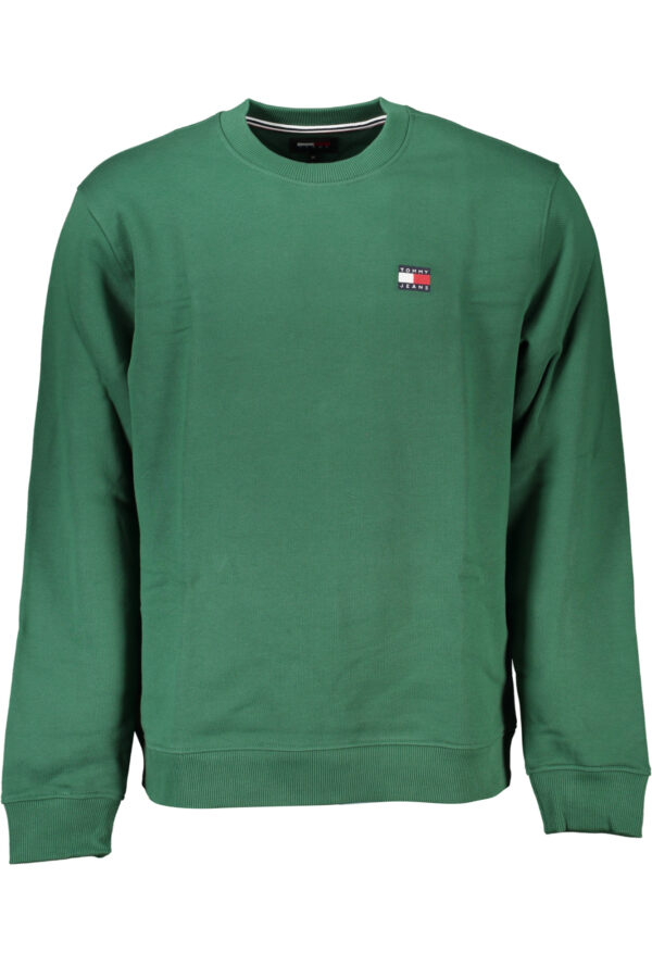 Tommy Hilfiger Felpa Senza Zip Uomo Verde