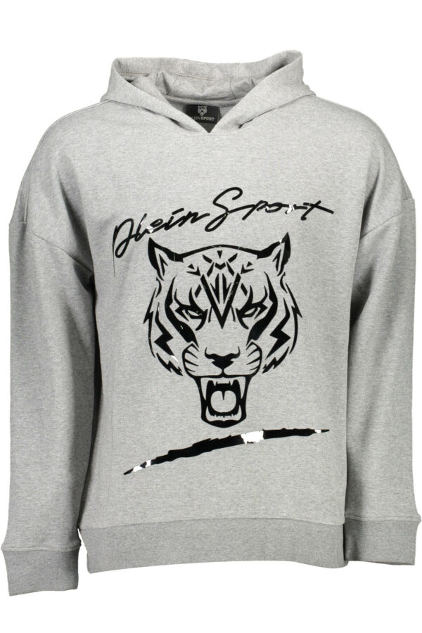Plein Sport Felpa Senza Zip Uomo Grigio