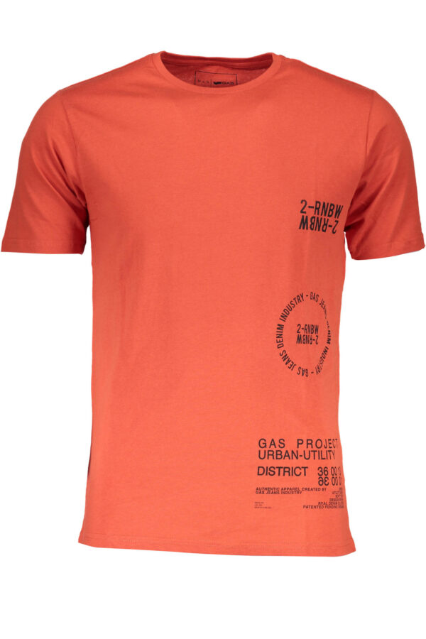 Gas T-Shirt Maniche Corte Uomo Arancio