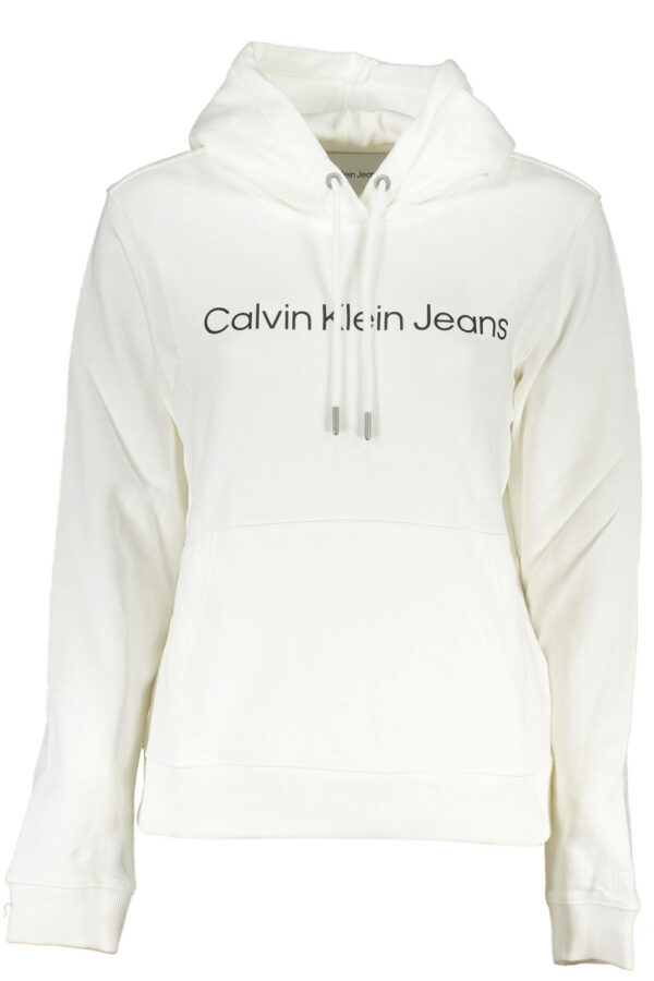 Calvin Klein Felpa Senza Zip Donna Bianco