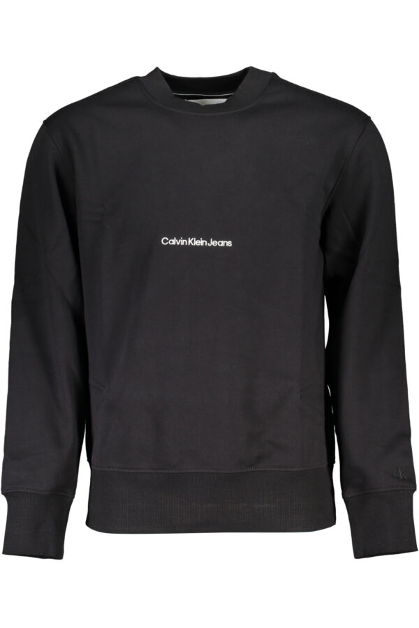 Calvin Klein Felpa Senza Zip Uomo Nero