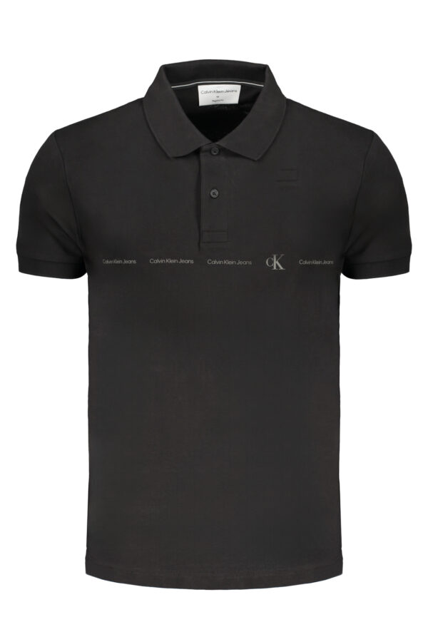 Calvin Klein Polo Maniche Corte Uomo Nero