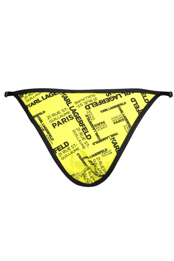Karl Lagerfeld Beachwear Costume Parte Sotto Donna Giallo