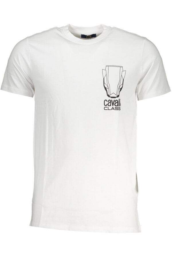Cavalli Class T-Shirt Maniche Corte Uomo Bianco