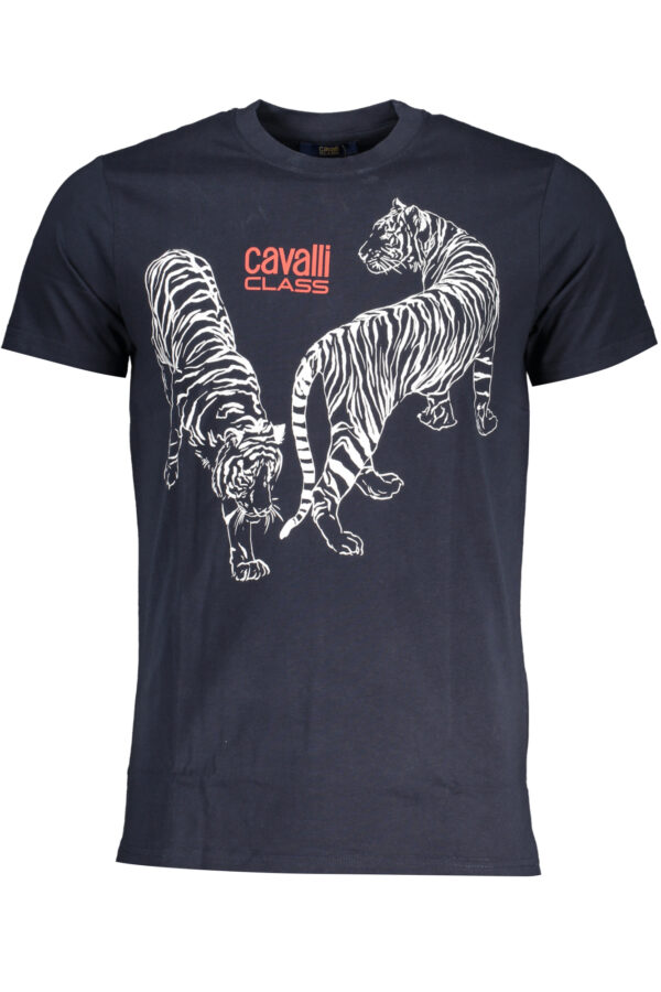 Cavalli Class T-Shirt Maniche Corte Uomo Blu