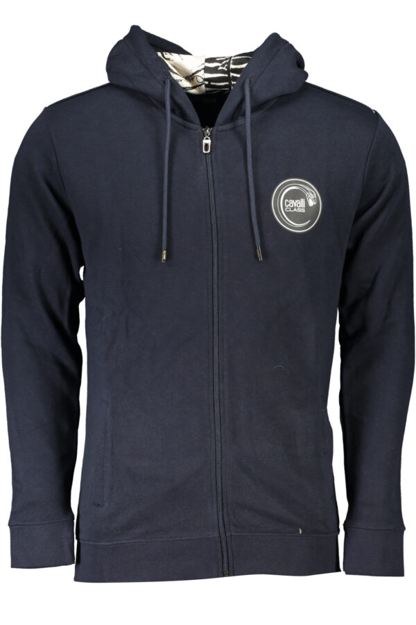Cavalli Class Felpa Con Zip Uomo Blu