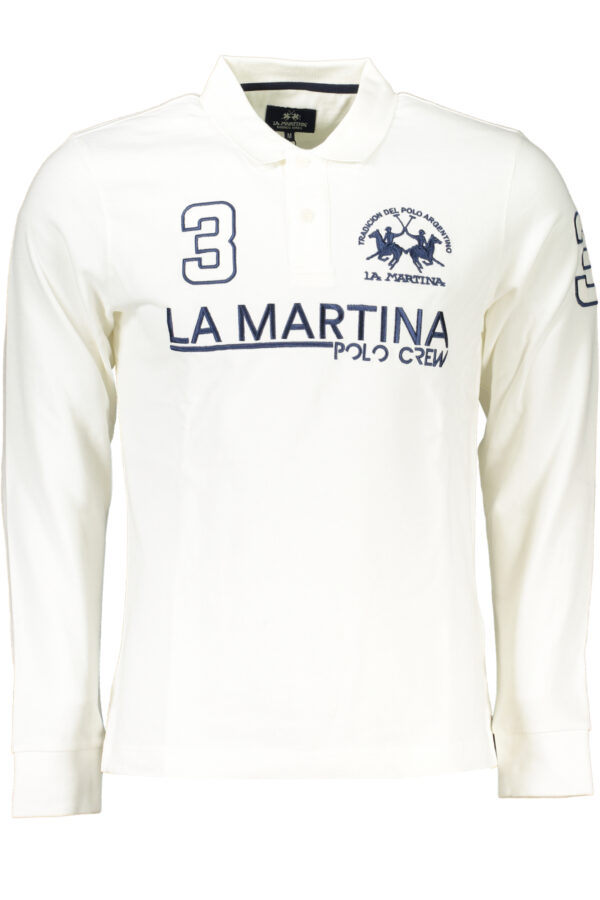 La Martina Polo Maniche Lunghe Uomo Bianco