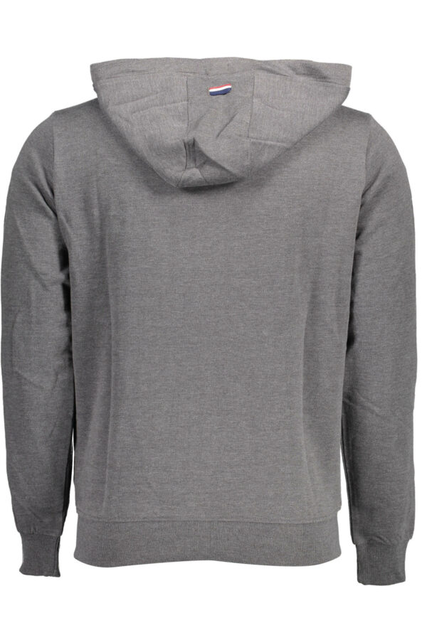 U.s. Polo Felpa Con Zip Uomo Grigio