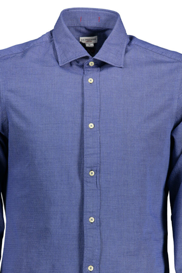 U.s. Polo Camicia Maniche Lunghe Uomo Blu