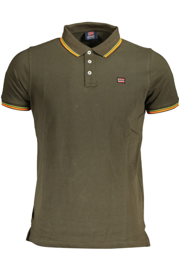 Norway 1963 Polo Maniche Corte Uomo Verde