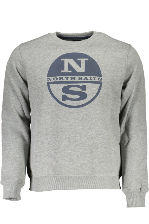 North Sails Felpa Senza Zip Uomo Grigio