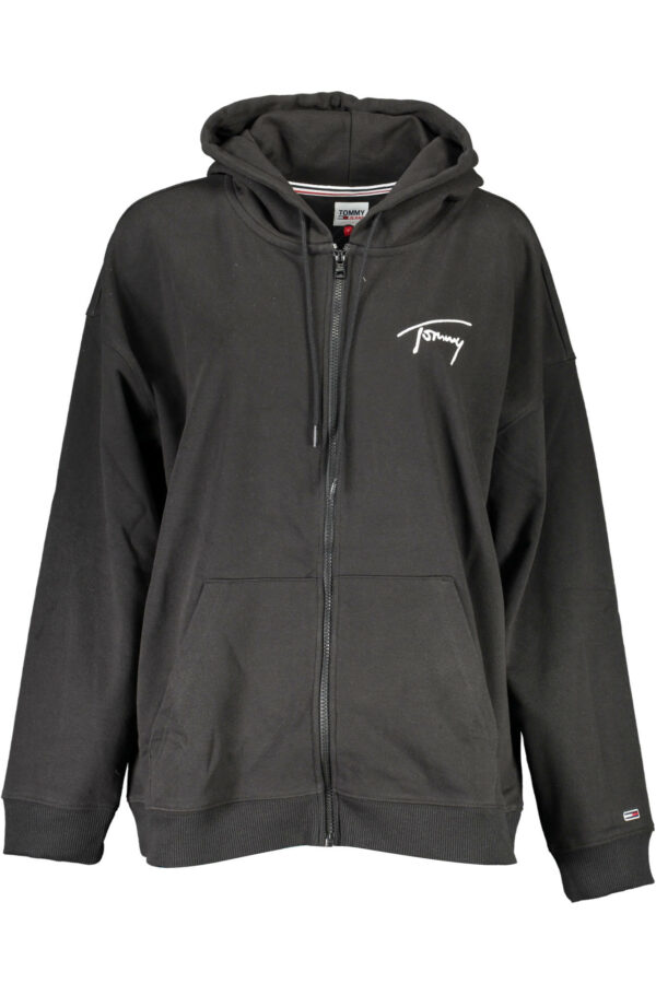 Tommy Hilfiger Felpa Con Zip Donna Nero