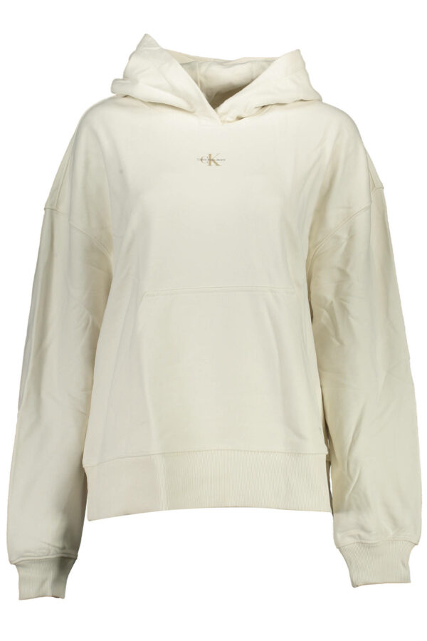 Calvin Klein Felpa Senza Zip Donna Bianco