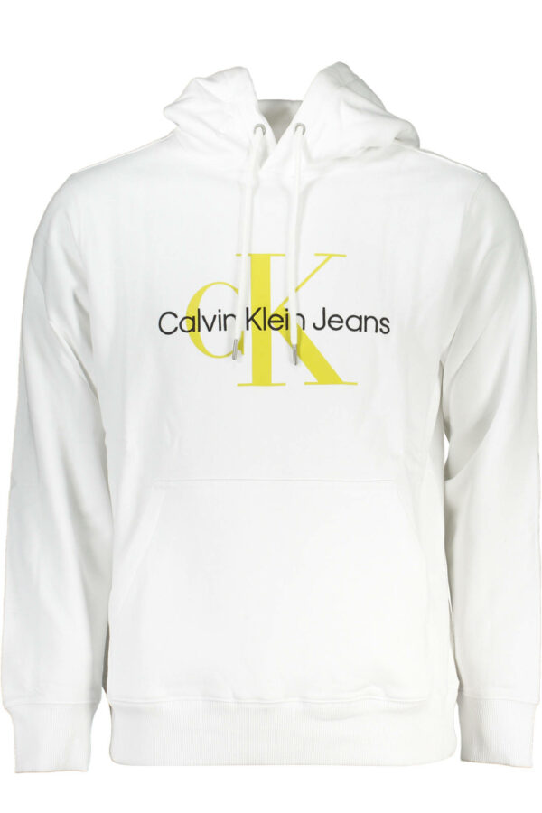 Calvin Klein Felpa Senza Zip Uomo Bianco