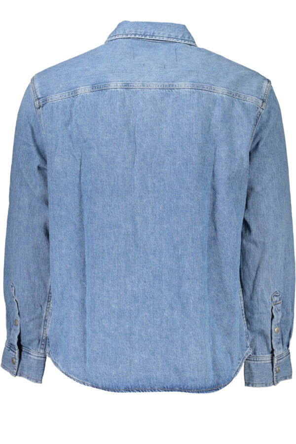 Calvin Klein Camicia Maniche Lunghe Uomo Azzurro