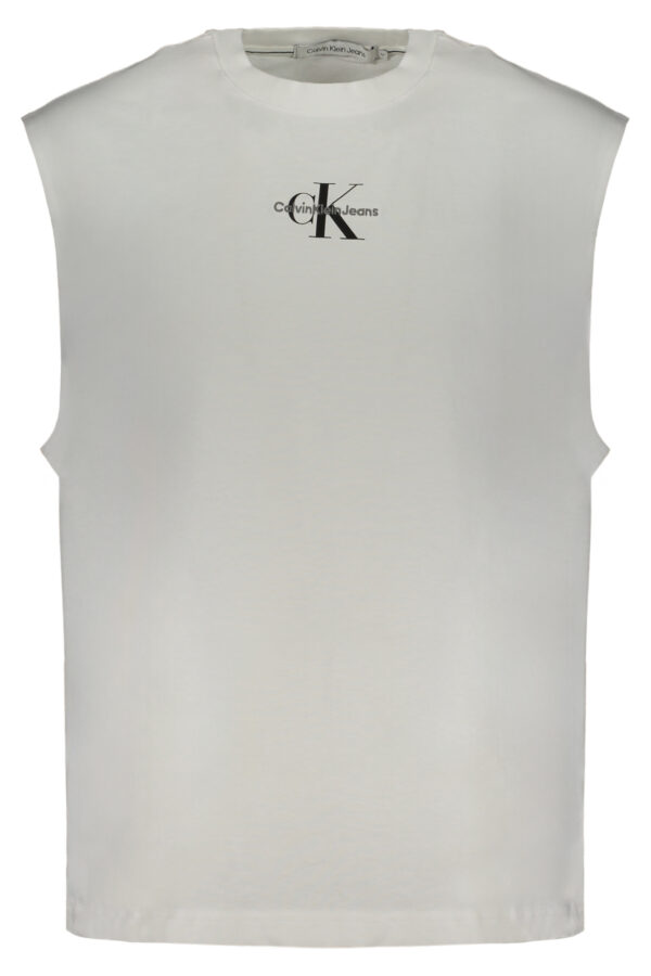 Calvin Klein T-Shirt Senza Maniche Uomo Bianco