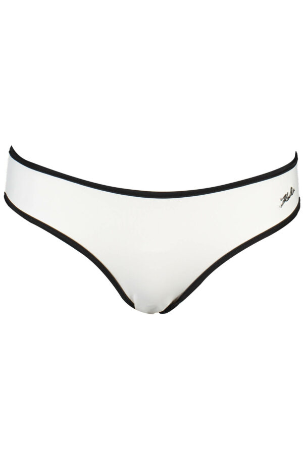 Karl Lagerfeld Beachwear Costume Parte Sotto Donna Bianco