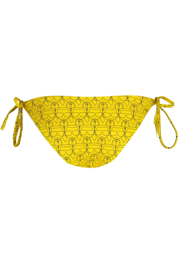 Karl Lagerfeld Beachwear Costume Parte Sotto Donna Giallo