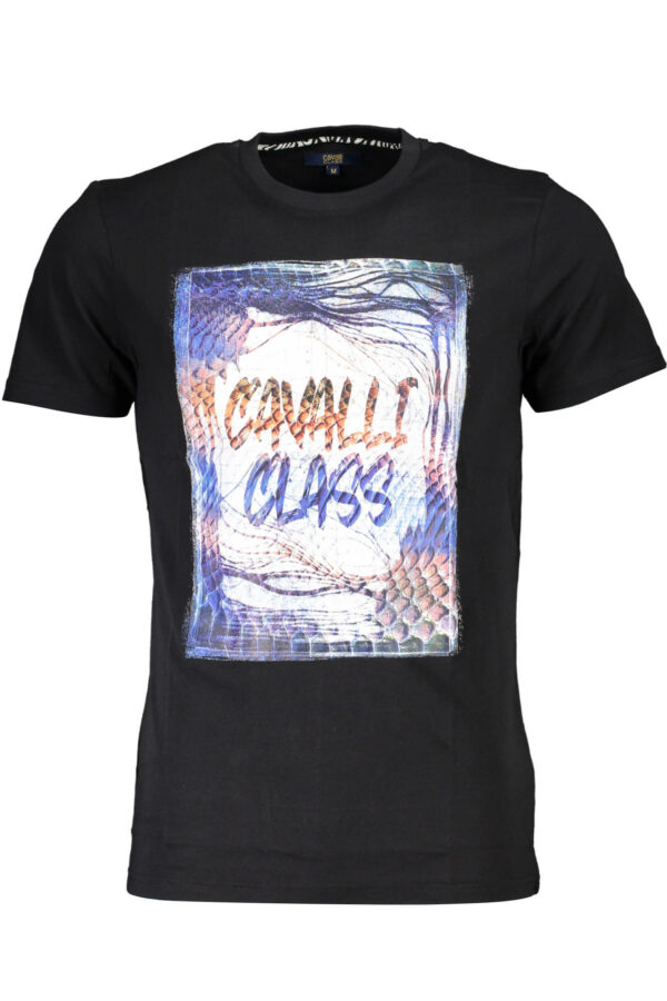 Cavalli Class T-Shirt Maniche Corte Uomo Nero