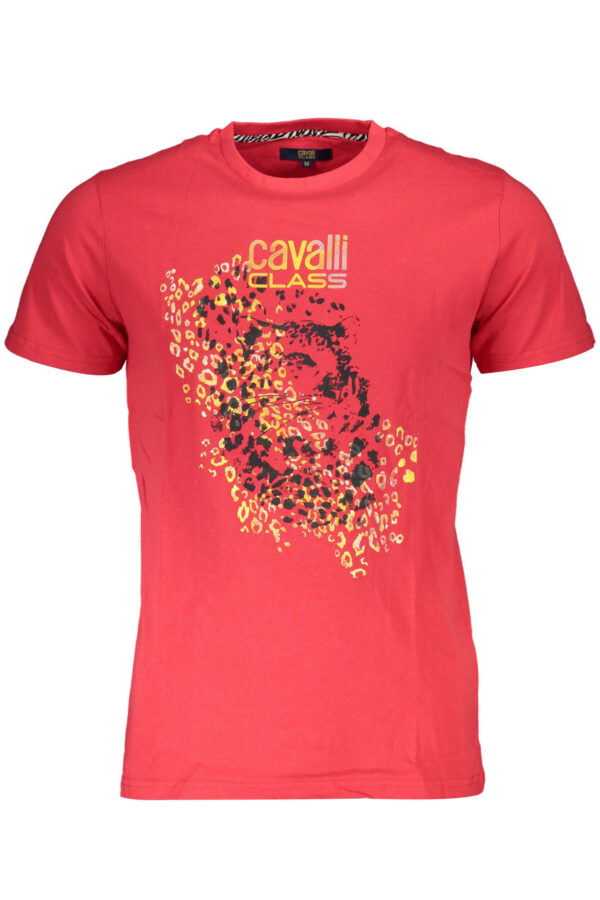 Cavalli Class T-Shirt Maniche Corte Uomo Rosso