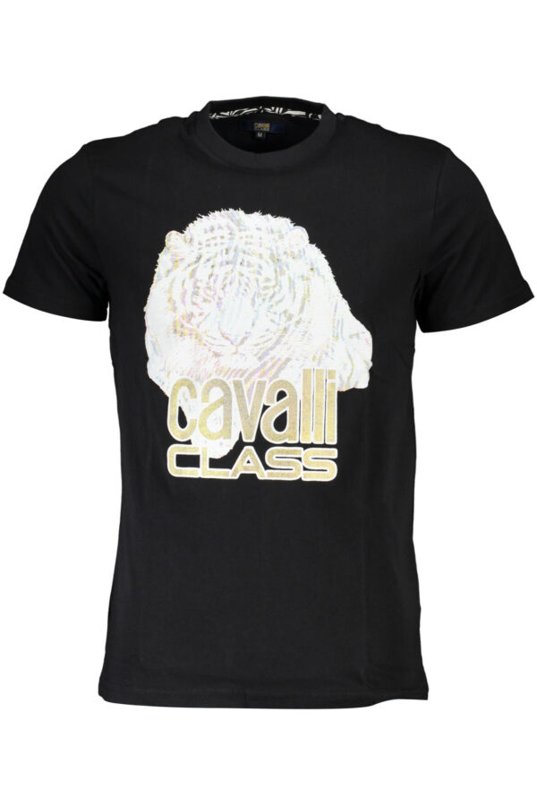 Cavalli Class T-Shirt Maniche Corte Uomo Nero