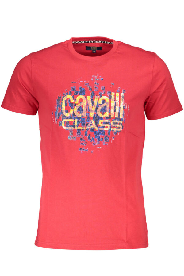 Cavalli Class T-Shirt Maniche Corte Uomo Rosso