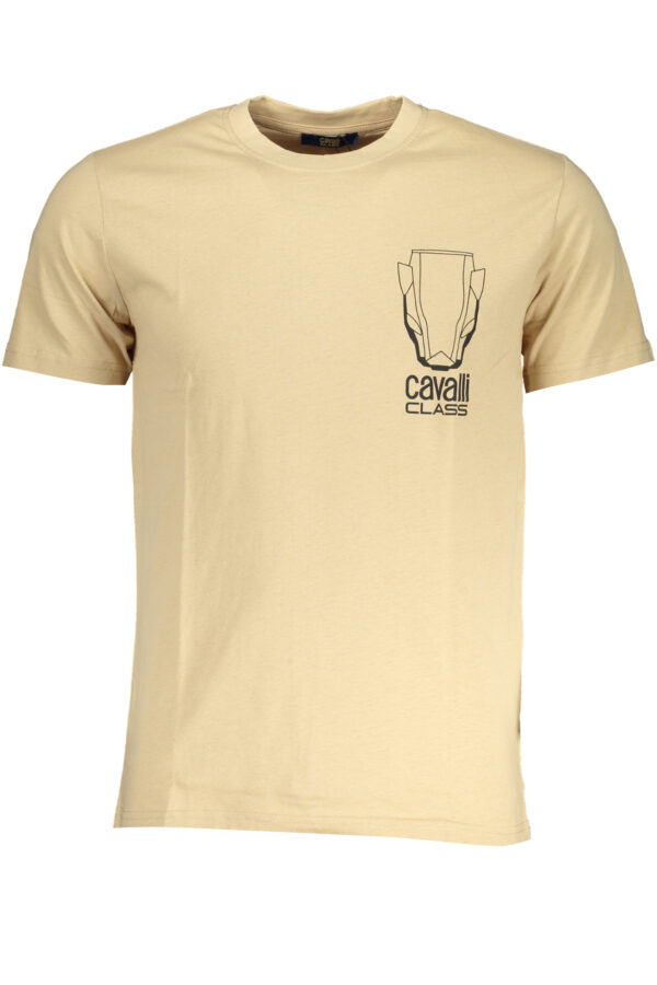 Cavalli Class T-Shirt Maniche Corte Uomo Beige
