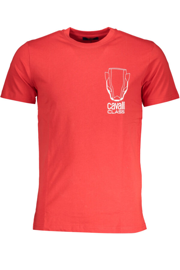 Cavalli Class T-Shirt Maniche Corte Uomo Rosso