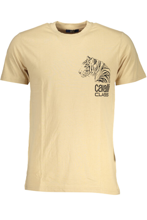 Cavalli Class T-Shirt Maniche Corte Uomo Beige