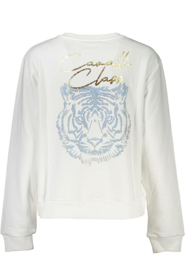 Cavalli Class Felpa Senza Zip Donna Bianco