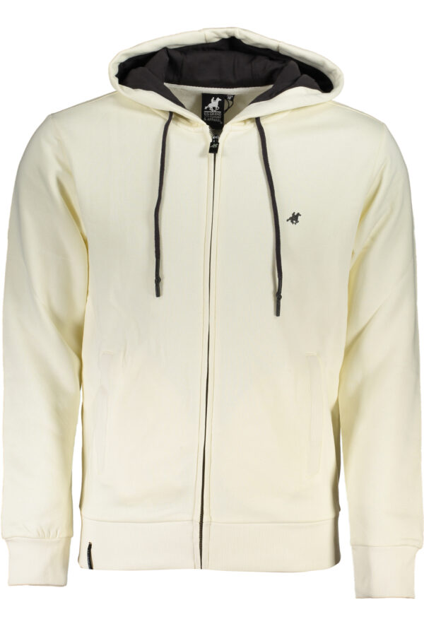 U.s. Grand Polo Felpa Con Zip Uomo Bianco