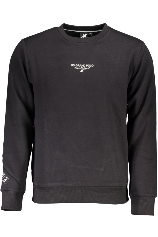 U.s. Grand Polo Felpa Senza Zip Uomo Nero