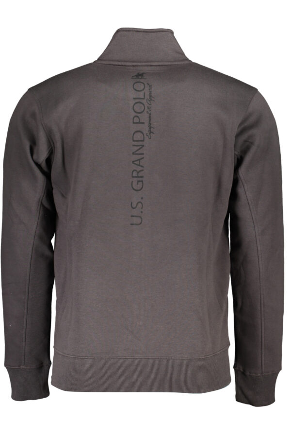 U.s. Grand Polo Felpa Con Zip Uomo Grigio