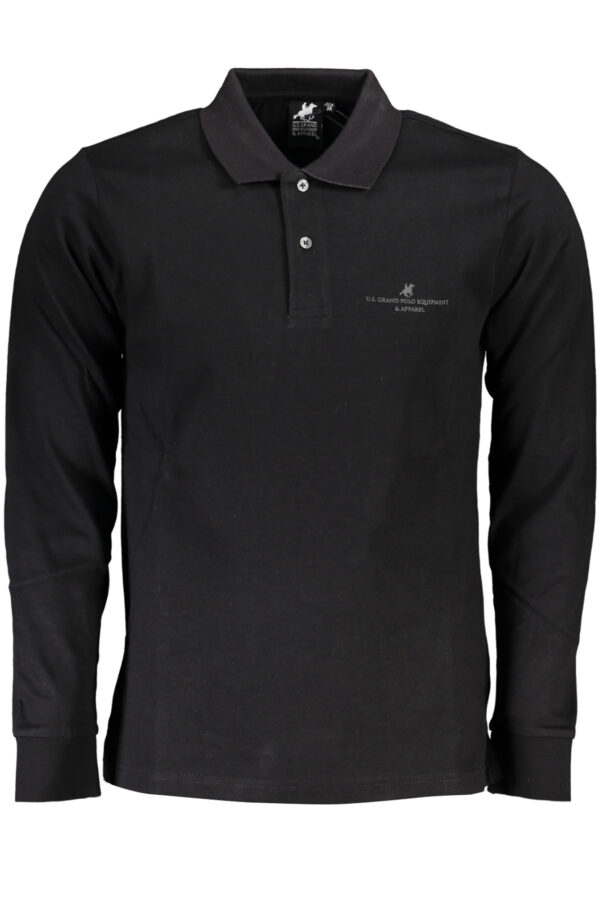U.s. Grand Polo Polo Maniche Lunghe Uomo Nero