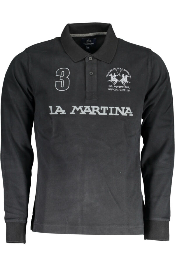 La Martina Polo Maniche Lunghe Uomo Nero