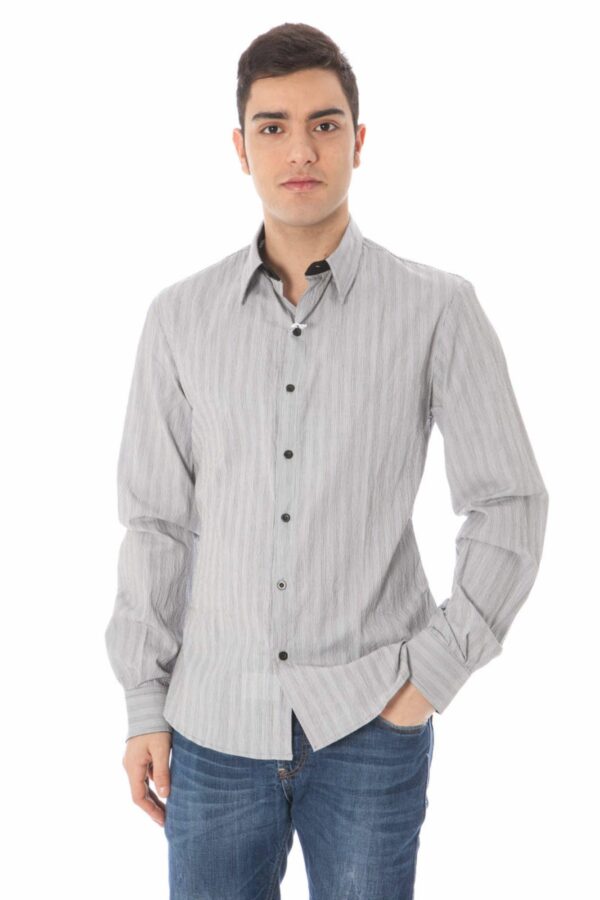 Costume National Camicia Maniche Lunghe Uomo Bianco