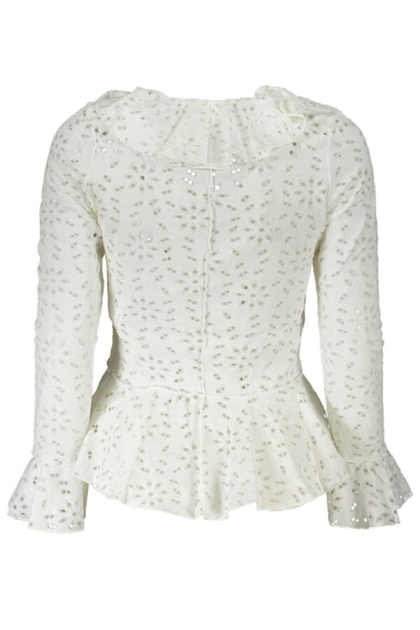 Desigual Camicia Maniche Lunghe Donna Bianco