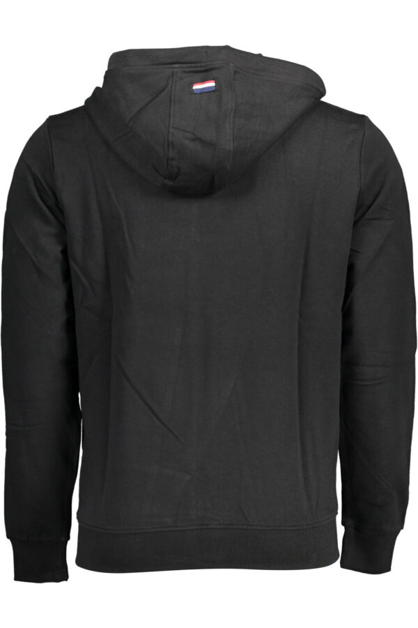 U.s. Polo Felpa Con Zip Uomo Nero