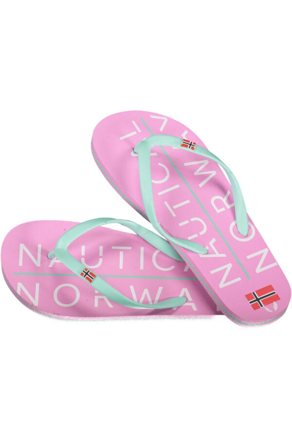 Norway 1963 Calzatura Ciabatta Donna Rosa