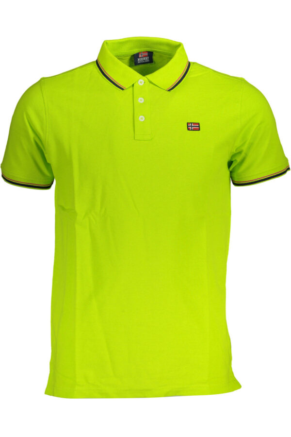 Norway 1963 Polo Maniche Corte Uomo Giallo