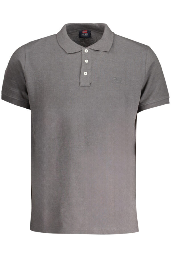 Norway 1963 Polo Maniche Corte Uomo Grigio