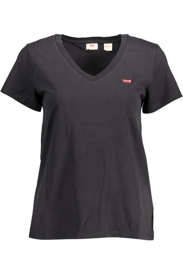 Levi's T-Shirt Maniche Corte Donna Nero