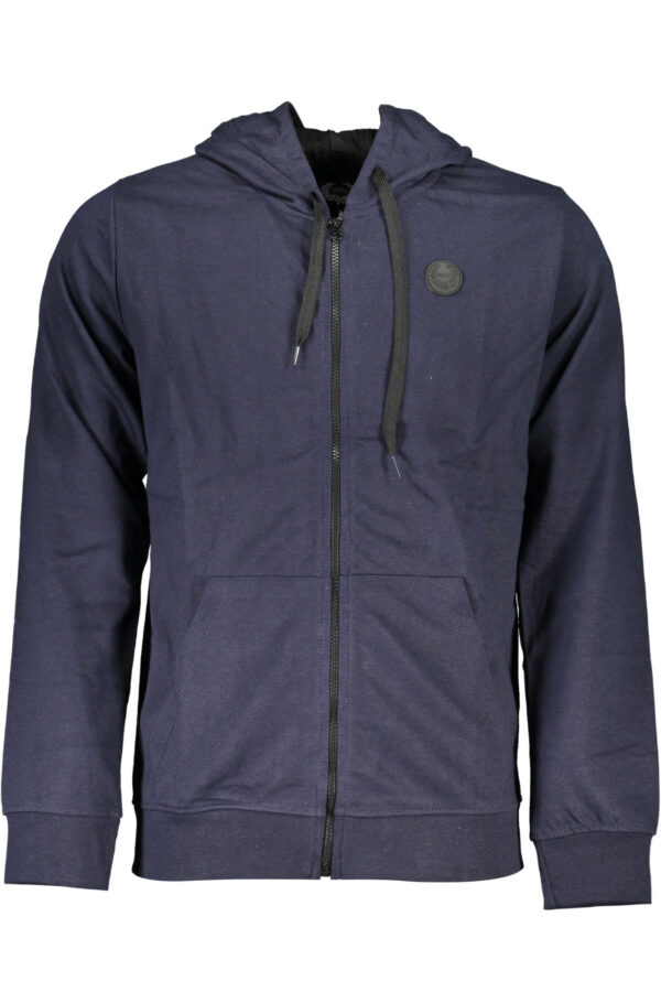 Gian Marco Venturi Felpa Con Zip Uomo Blu