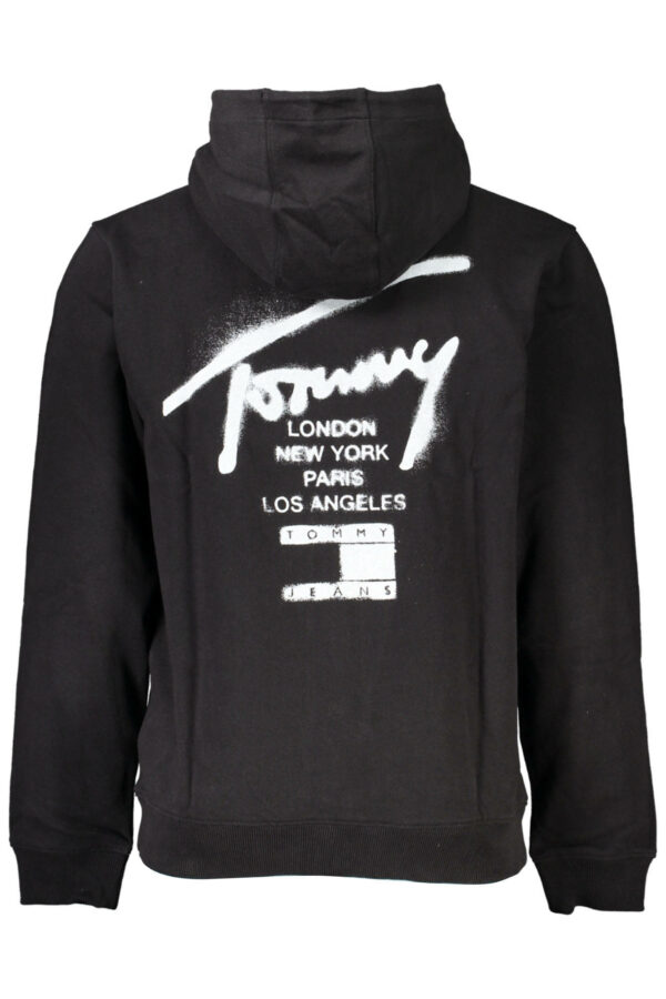 Tommy Hilfiger Felpa Con Zip Uomo Nero