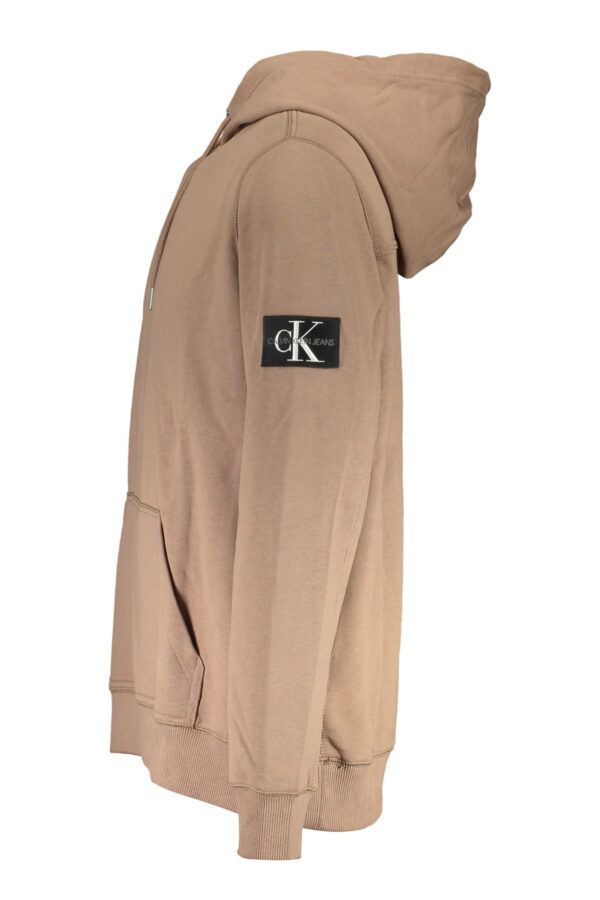 Calvin Klein Felpa Senza Zip Uomo Marrone