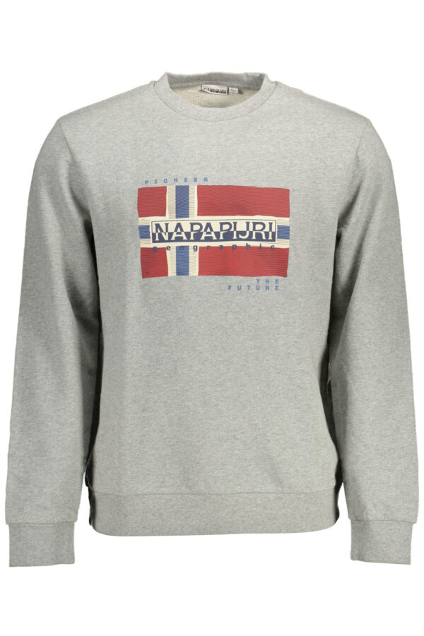 Napapijri Felpa Senza Zip Uomo Grigio