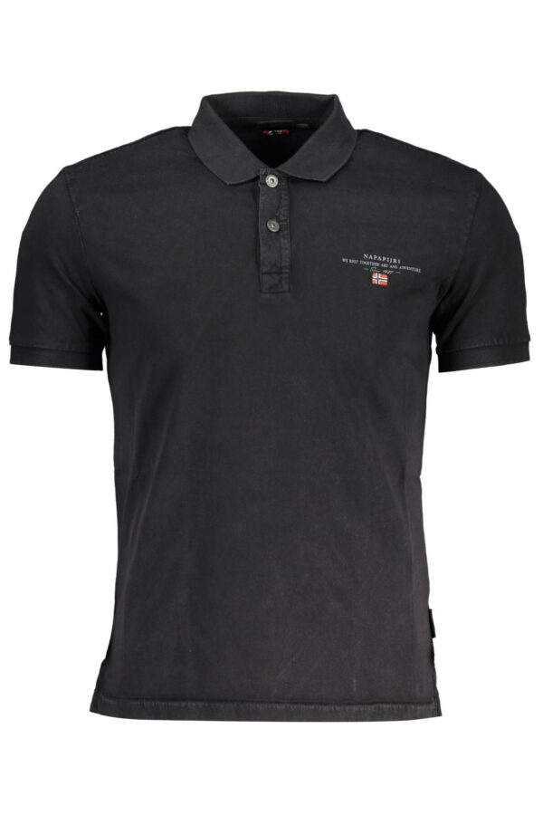 Napapijri Polo Maniche Corte Uomo Nero